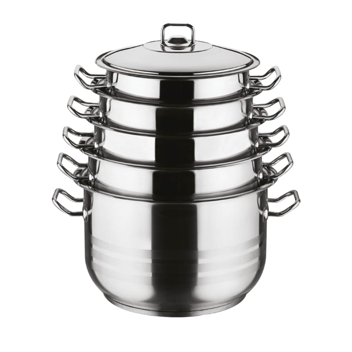Arian Gastro Jumbo 10 Pcs Metal Kapaklı Tencere Seti (24/26/28/30/32)